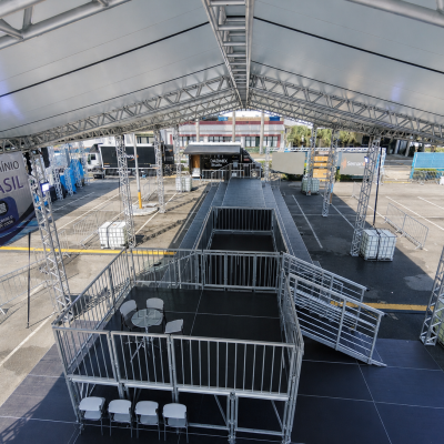 Estrutura Arteshow em evento