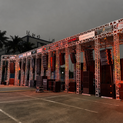 Estrutura Arteshow em evento
