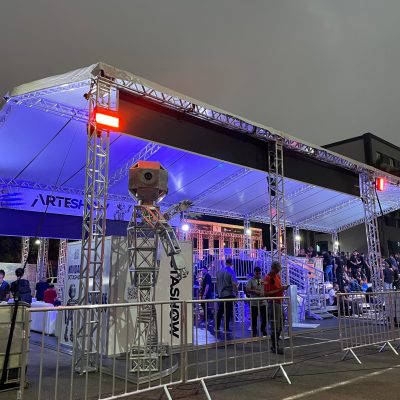 Estrutura Arteshow em evento